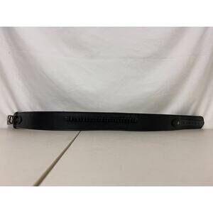 Western Express 45 Caliber Ammo Cartridge Gun Belt Black Leather Size 36